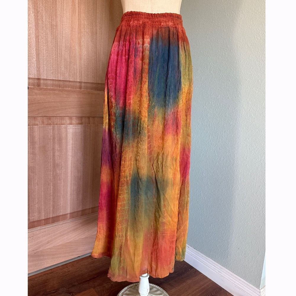 Tie Dye Skirt  Passports Pier One Small Medium